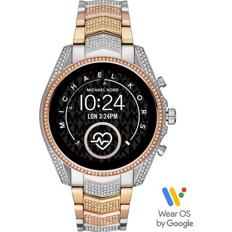 michael kors women smart watch 2 tone|Michael Kors unisex smart watch.